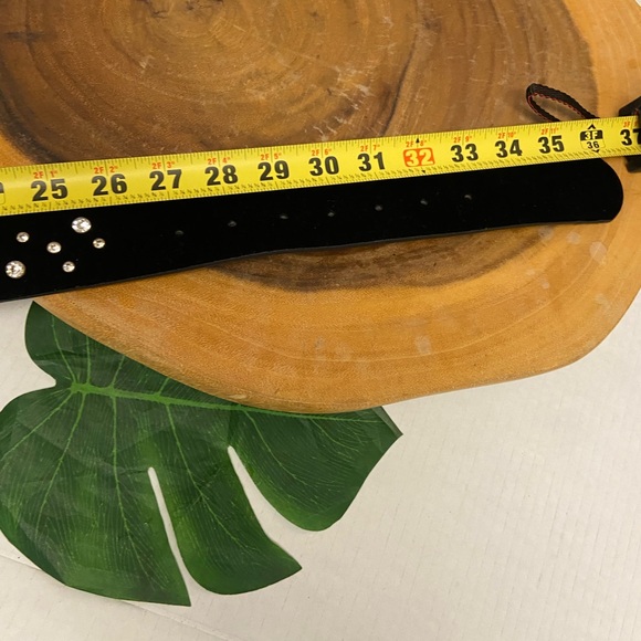 Zara Velvet Blinged Rhinestone Belt - Picture 8 of 10